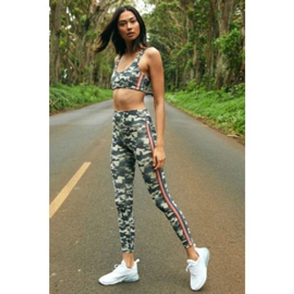 Spiritual Gangster CAMO Perfect Highwaist Legging - Picture 1 of 15